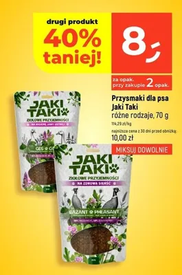 Przysmaki dla psa Jaki Taki ziołowe przyjemności na higienę jamy ustnej promocja w Dealz