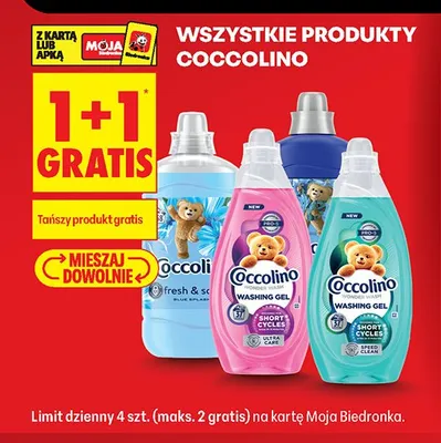 Żel do prania Coccolino Care Wonder Wash Washing Gel Pink promocja w Biedronka