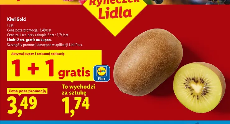 Kiwi Gold Ryneczek Lidla promocja w Lidl