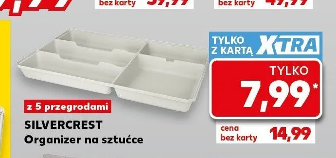 Organizer na sztućce Silvercrest promocja w Kaufland