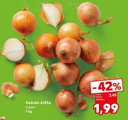 Cebula żółta promocja w Kaufland