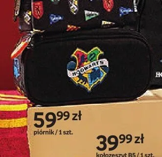 Piórnik Harry Potter z naszywkami owalny promocja w Empik