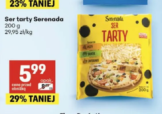 Ser tarty Serenada promocja w Delikatesy Centrum