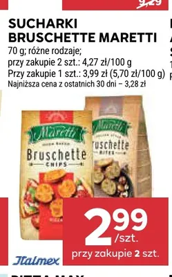 Sucharki Bruschette Maretti promocja w Stokrotka