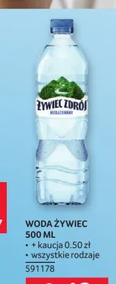 Woda źródlana niegazowana Żywiec Zdrój promocja w Selgros