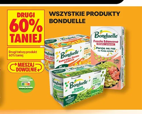 Groszek konserwowy Bonduelle promocja w Biedronka
