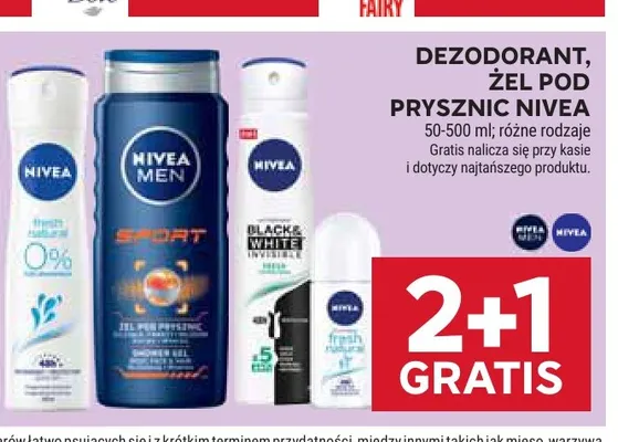 Żel pod prysznic Nivea promocja w Stokrotka