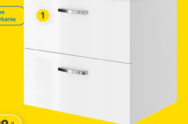 Szafka pod umywalkę Aruna promocja w Castorama