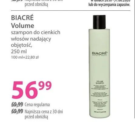 Szampon do włosów Biovax trychologic promocja w Hebe