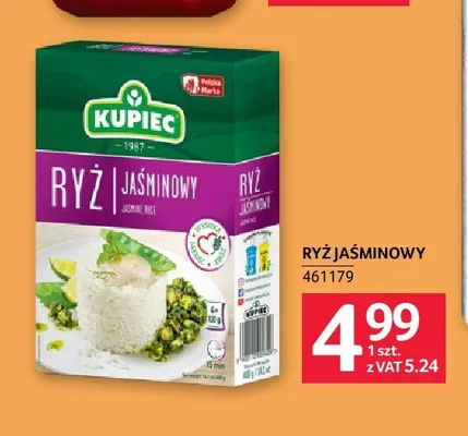 Ryż jaśminowy Kupiec promocja w Selgros