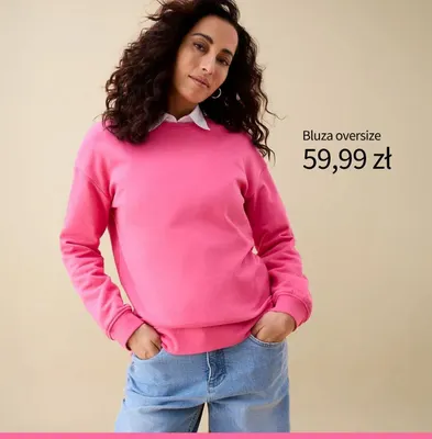 Bluza oversize promocja w bonprix