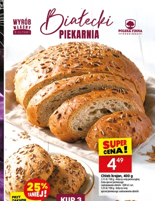Chleb krajan Białecki promocja w Twój Market