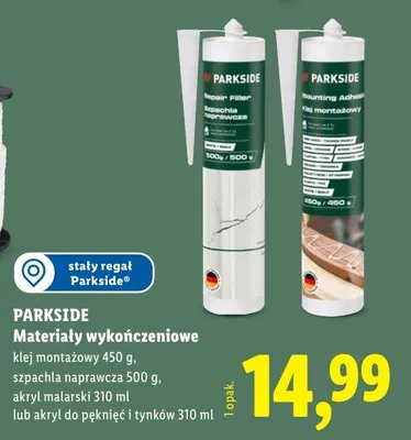 Akryl do pęknięć i tynków Parkside promocja w Lidl