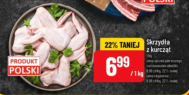 Skrzydła z kurcząt promocja w POLOmarket