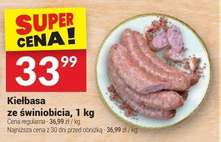Kiełbasa ze świnobicia promocja w Twój Market