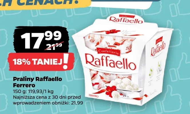 Praliny Raffaello Ferrero promocja w Netto