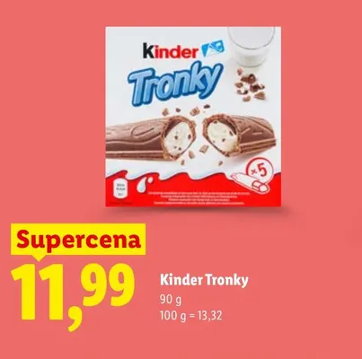 Wafle Kinder Tronky promocja w Lidl