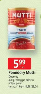 Pomidory polpa promocja w Leclerc