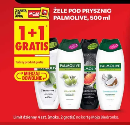 Żel pod prysznic Palmolive Naturals Olive & Milk promocja w Biedronka