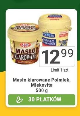 Masło klarowane Mlekovita promocja w Stokrotka