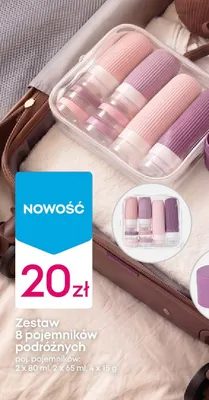 Zestaw 8 pojemników podróżnych promocja w Pepco