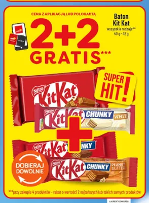 Baton Kit Kat promocja w POLOmarket