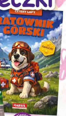 Książka Cztery Łapy Ratownik górski Martel promocja w Dino