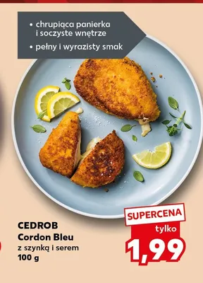 Cordon Bleu z szynką i serem Cedrob promocja w Kaufland