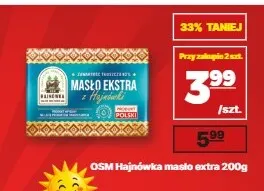 Masło extra OSM Hajnówka promocja w API Market