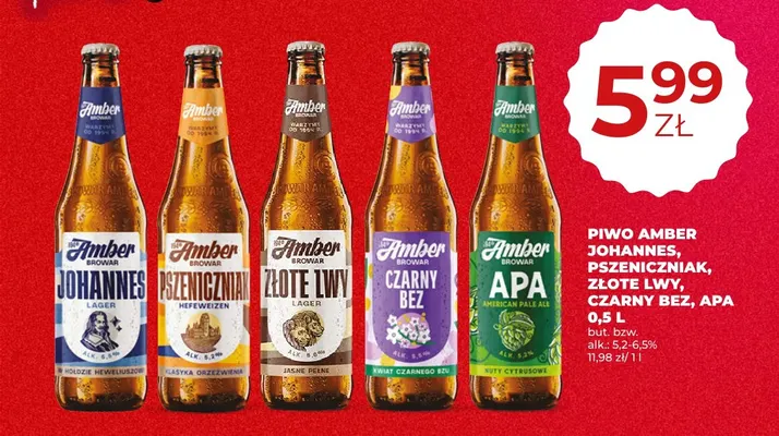 Piwo Amber Johannes promocja w Duży Ben
