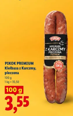 Kiełbasa z Karczmy, pieczona promocja w Lidl