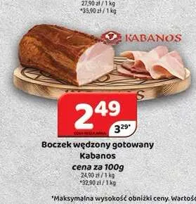Boczek wędzony gotowany Kabanos promocja w Delfin
