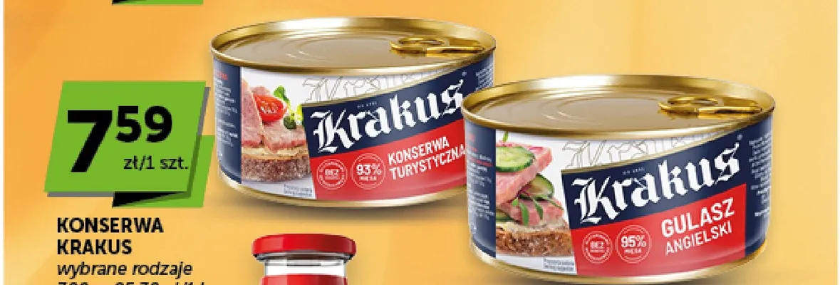 Gulasz angielski Krakus promocja w Euro Sklep