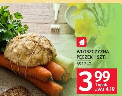 Włoszczyzna pęczek 1 szt. promocja w Selgros