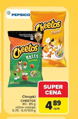 Chrupki Cheetos Cheese promocja w Carrefour