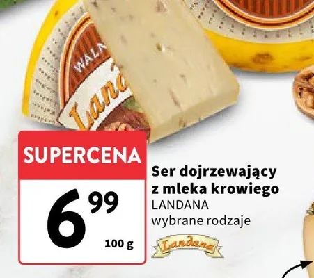 Ser dojrzewający z mleka krowiego wybrane rodzaje promocja w Intermarche