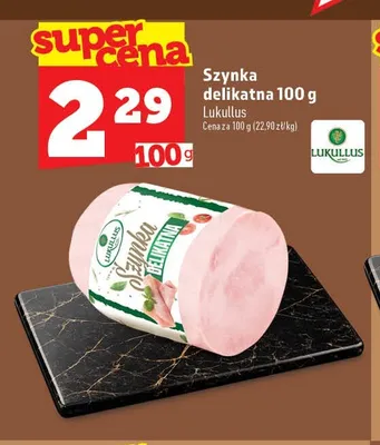 Szynka delikatna Lukullus promocja w TOPAZ