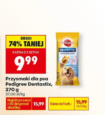 Przysmaki dla psa Dentastix promocja w Biedronka