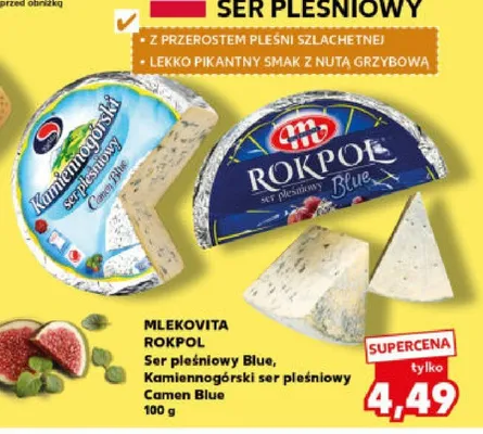 Ser pleśniowy Blue, Kamienogórski ser pleśniowy Camen Blue promocja w Kaufland