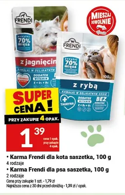 Karma dla kota saszetka promocja w Twój Market