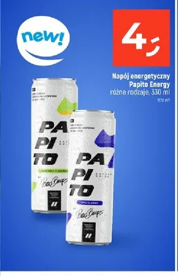 Napój energetyczny Papito Energy Lemon Mint Flashbang promocja w Dealz