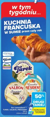 Ser camembert Président Lekki promocja w Carrefour Market