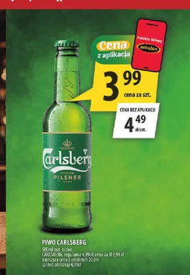 Piwo Carlsberg Premium Pilsner promocja w Arhelan