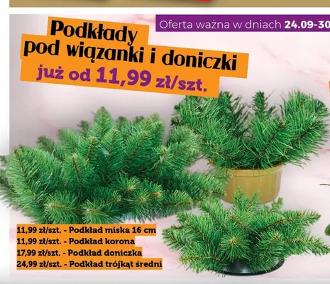 Podkład trójkąt średni promocja w TOPAZ