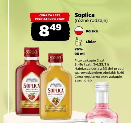 Likier Soplica Orzech Laskowy promocja w Netto