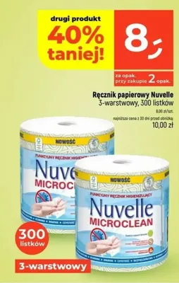 Ręcznik papierowy Nuvelle Microclean 3-warstwowy promocja w Dealz