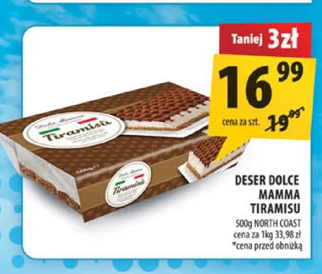 Deser Dolce Mamma Tiramisu promocja w Arhelan