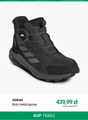 Buty trekkingowe Adidas promocja w Deichmann