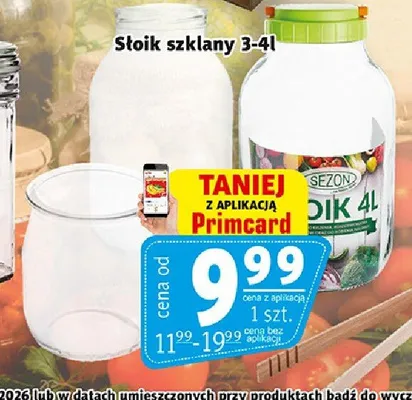 Słoik szklany promocja w Prim Market