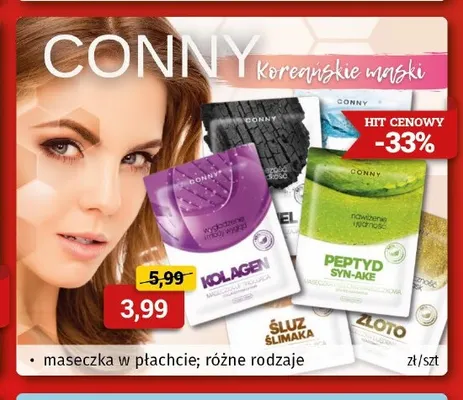 Maseczka w płachcie Conny promocja w Drogeria Kosmyk